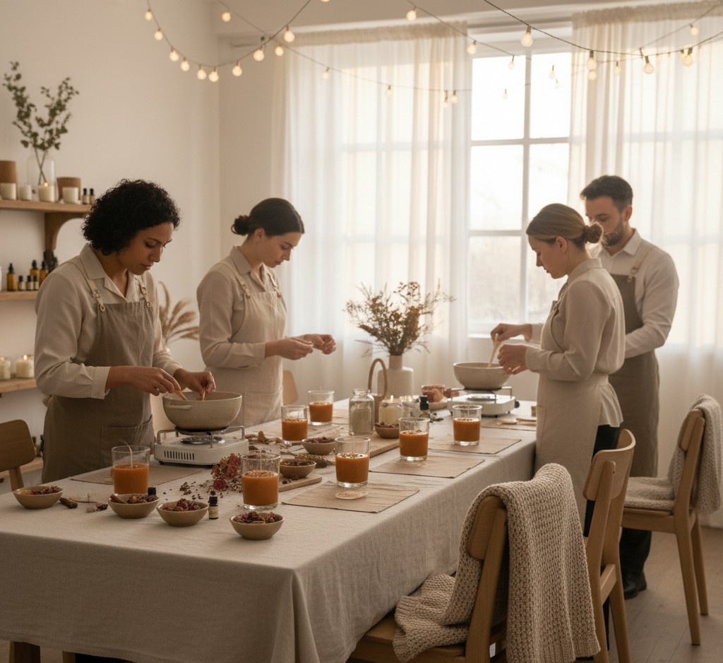 Candle making workshop